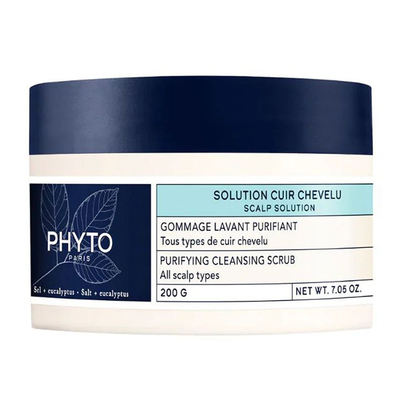 Очищувальний скраб для шкіри голови Phyto Scalp Solution Purifying Cleansing Scrub, 200 г