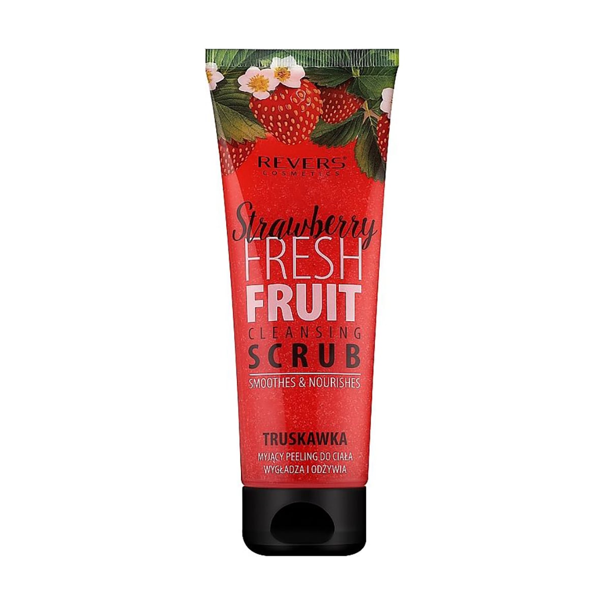 Очищувальний скраб для тіла Revers Cosmetics Cleansing Scrub Полуниця, 250 мл